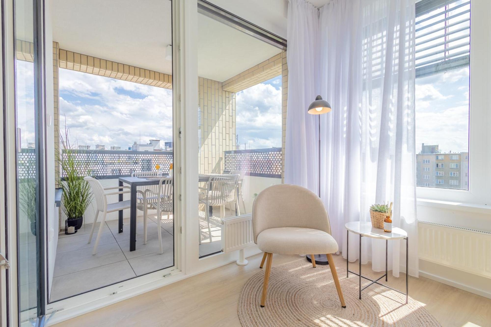 Bright 2Br - 7Th Floor, Balcony, Free Parking By Gravity Prague Apartment Exterior photo